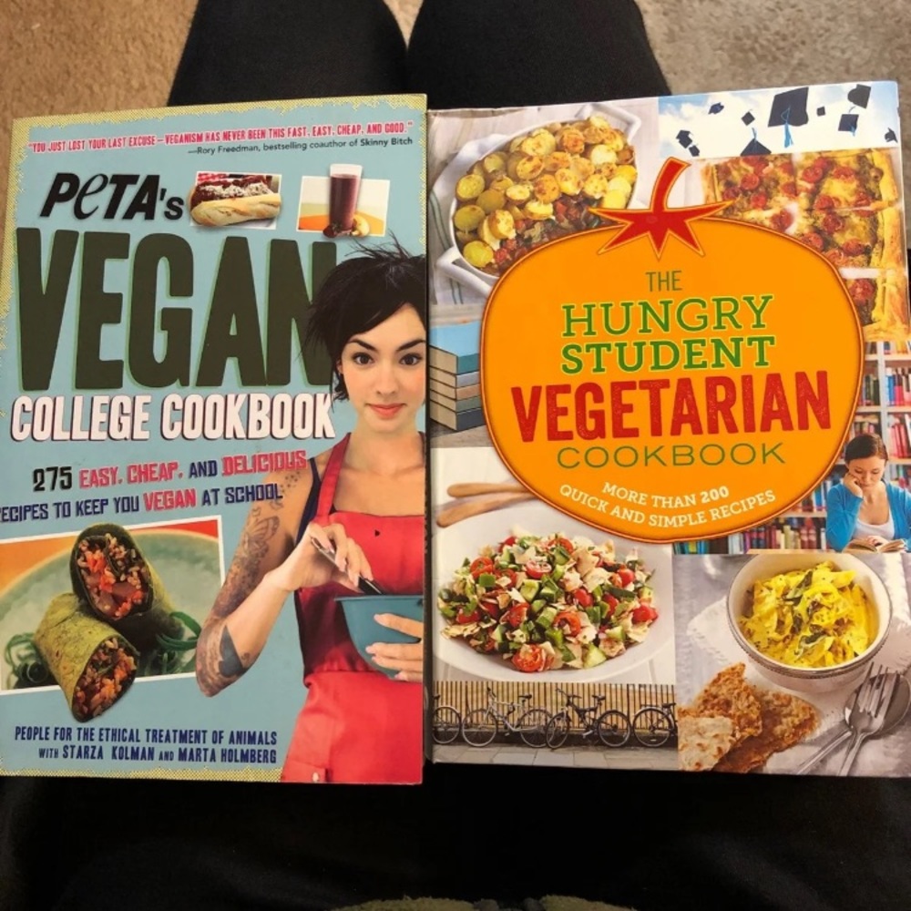 Two vegan & vegetarian cookbooks!!